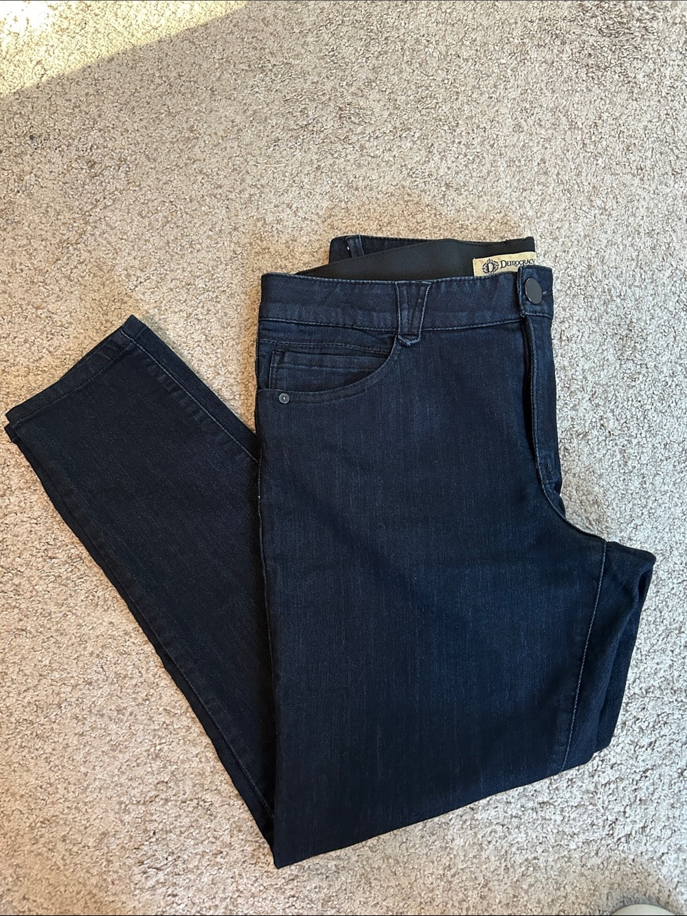 Democracy “Ab”solution Women's Dark Blue Stretch Jeans